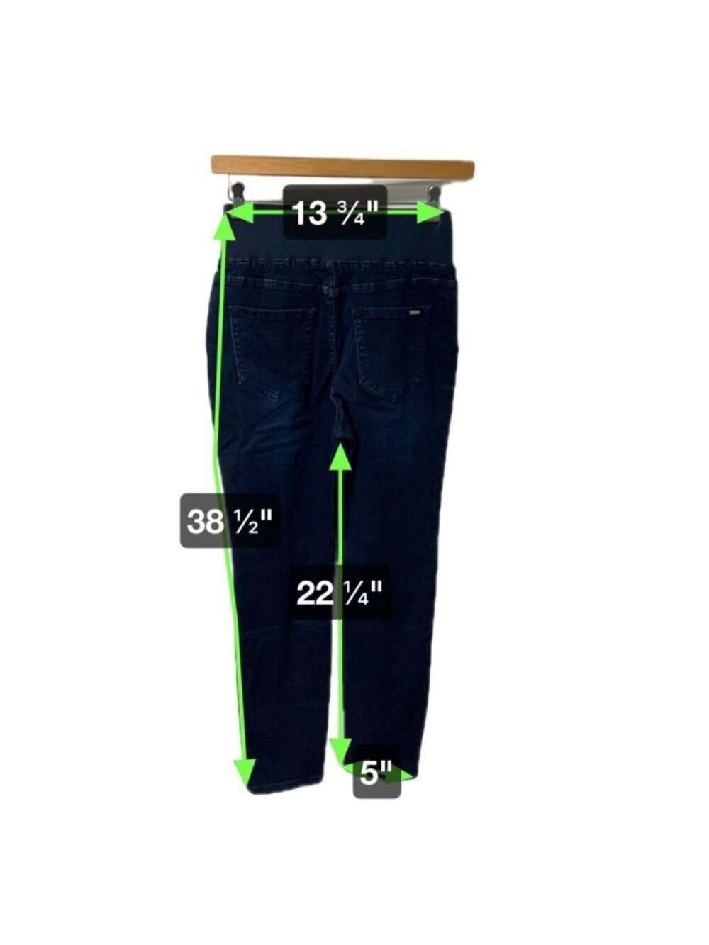 NWT bebe Women Zip Elastic Skinny Jean High-Waist Denim Size 31 Medium MSRP $119 - Picture 6 of 14